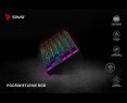 Klawiatura mechaniczna Savio Tempest X2 RGB Outemu Brown gamingowa z podświetleniem Klawiatura mechaniczna Savio Tempest X2 RGB Outemu Brown gamingowa z podświetleniem