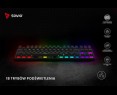 Klawiatura mechaniczna Savio Tempest X2 RGB Outemu Brown gamingowa z podświetleniem Klawiatura mechaniczna Savio Tempest X2 RGB Outemu Brown gamingowa z podświetleniem
