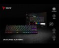 Klawiatura mechaniczna Savio Tempest X2 RGB Outemu Brown gamingowa z podświetleniem Klawiatura mechaniczna Savio Tempest X2 RGB Outemu Brown gamingowa z podświetleniem