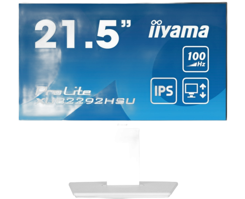 Monitor IIYAMA ProLite XUB2292HSU-W6 21.5 IPS 100Hz FreeSync biały