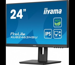 Monitor IIYAMA ProLite XUB2463HSU-B1 23.8 IPS 100Hz Slim z HDMI DP USB3