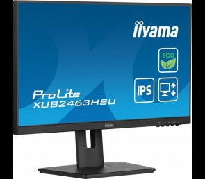 Monitor IIYAMA ProLite XUB2463HSU-B1 23.8 IPS 100Hz Slim z HDMI DP USB3