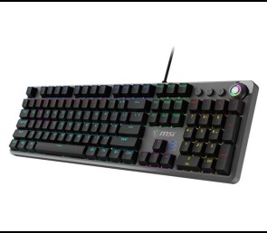 Klawiatura MSI Forge GK310 Red US podświetlana mechaniczna do gier