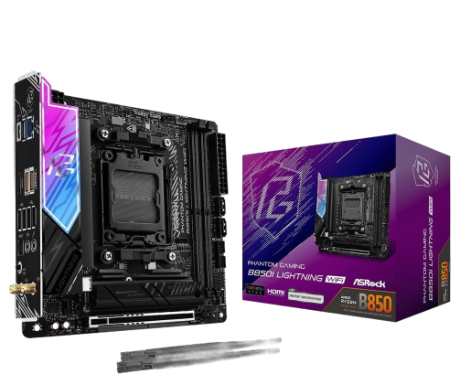 ASRock Płyta główna B850I LIGHTNING WIFI AM5 mini ITX z DDR5