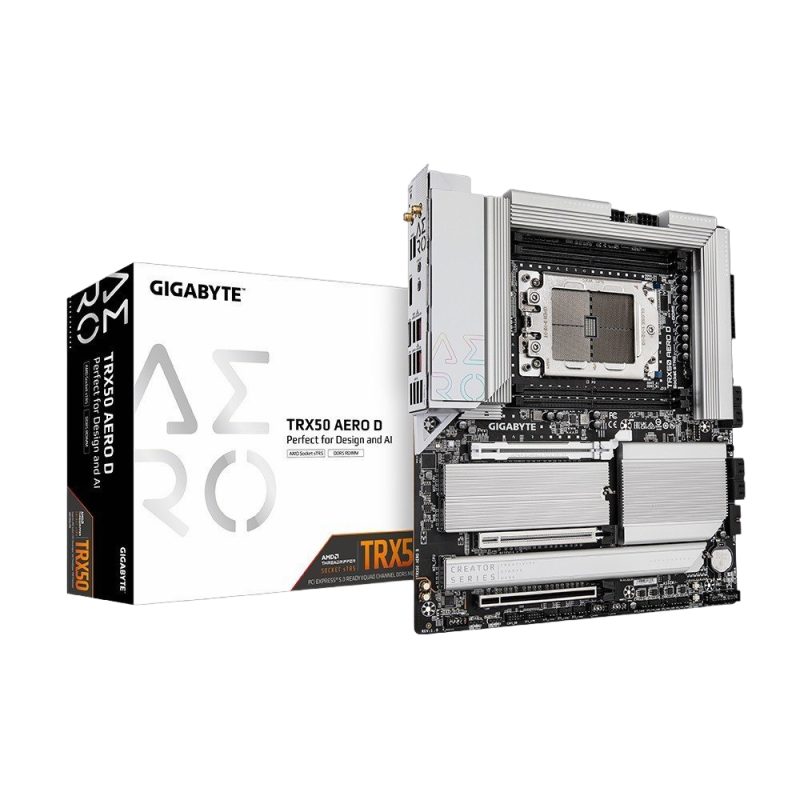 Płyta główna Gigabyte TRX50 AERO D sTR5 4DDR5 eATX z Wi-Fi 7 Płyta główna Gigabyte TRX50 AERO D sTR5 4DDR5 eATX z Wi-Fi 7
