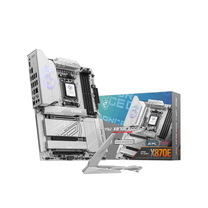 Płyta główna MSI MPG X870E EDGE TI WIFI AM5 4DDR5 ATX gamingowa Płyta główna MSI MPG X870E EDGE TI WIFI AM5 4DDR5 ATX gamingowa