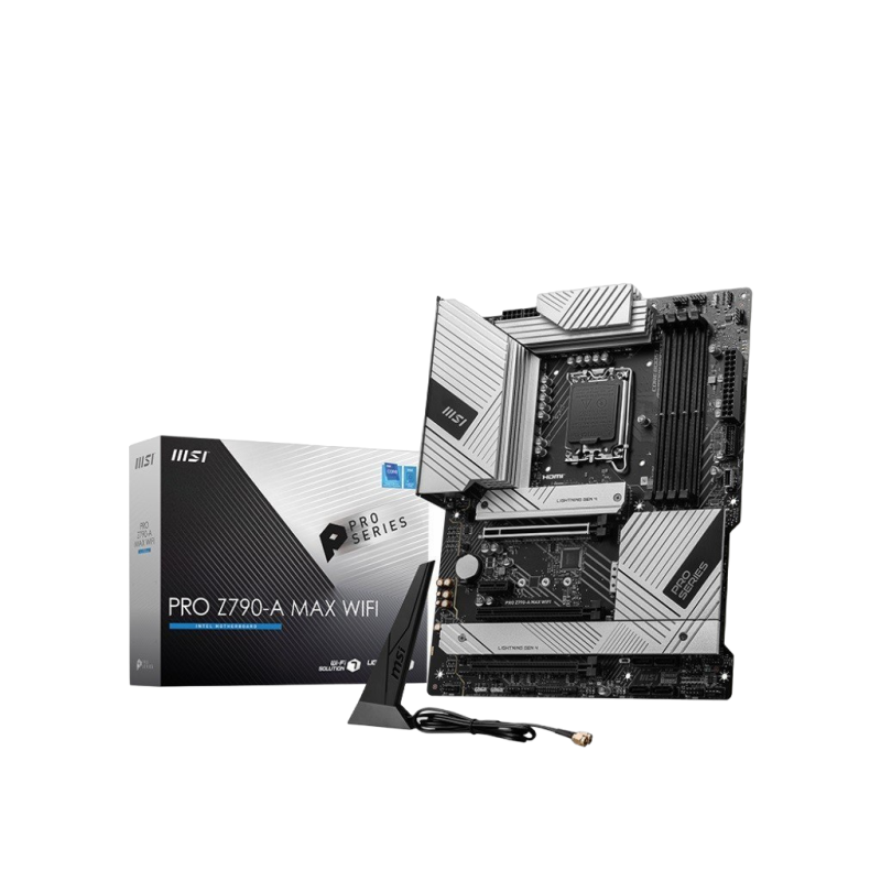 Płyta główna MSI PRO Z790-A MAX WIFI s1700 DDR5 ATX z HDMI i DisplayPort Płyta główna MSI PRO Z790-A MAX WIFI s1700 DDR5 ATX z HDMI i DisplayPort