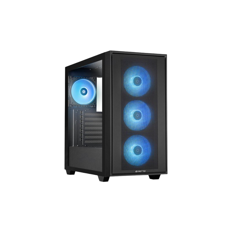 Obudowa Chieftec Hunter 3 Midi Tower z 4 wentylatorami ARGB Obudowa Chieftec Hunter 3 Midi Tower z 4 wentylatorami ARGB