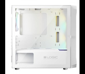 Obudowa Komputerowa Logic Portos ARGB Mini USB 3.0 Biała