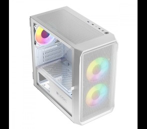 Obudowa Komputerowa Logic Portos ARGB Mini USB 3.0 Biała
