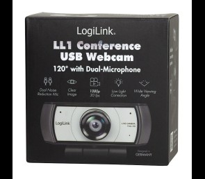Kamera LogiLink UA0377 HD 1080p USB ultra szerokokątna z mikrofonem