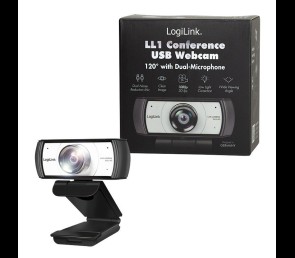 Kamera LogiLink UA0377 HD 1080p USB ultra szerokokątna z mikrofonem