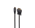 Kabel HDMI do DVI 1.8m pozłacane końcówki nylonowy oplot Kabel HDMI do DVI 1.8m pozłacane końcówki nylonowy oplot