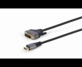 Kabel HDMI do DVI 1.8m pozłacane końcówki nylonowy oplot Kabel HDMI do DVI 1.8m pozłacane końcówki nylonowy oplot