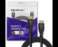 Kabel HDMI Qoltec 2.1 Ultra High Speed 8K 5m z ethernetem Kabel HDMI Qoltec 2.1 Ultra High Speed 8K 5m z ethernetem