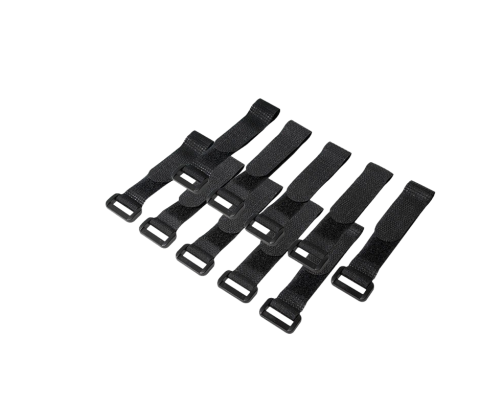 Organizator kabli LogiLink rzep 15 cm 10 szt czarny