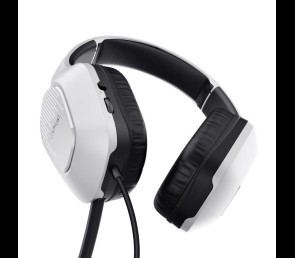 Słuchawki gamingowe Trust GXT415W Zirox białe stereo z mikrofonem