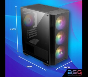 BSG Raptor V2 Intel Core i7 NVIDIA GeForce RTX 4060 32GB DDR4 512GB SSD Windows 11 Pro