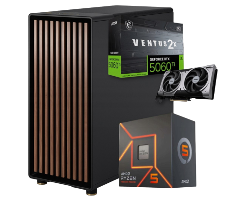 BSG Raptor V19 AMD Ryzen 5 NVIDIA RTX 5060TI 16GB DDR5 512GB SSD Windows 11 Pro