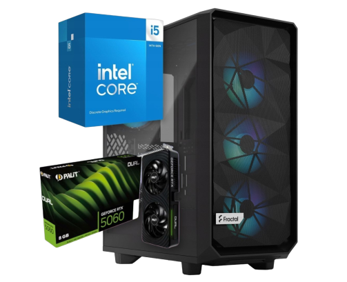 BSG Raptor V21 Intel Core i5 NVIDIA RTX 5060 64GB DDR5 1000GB SSD Windows 11 Pro