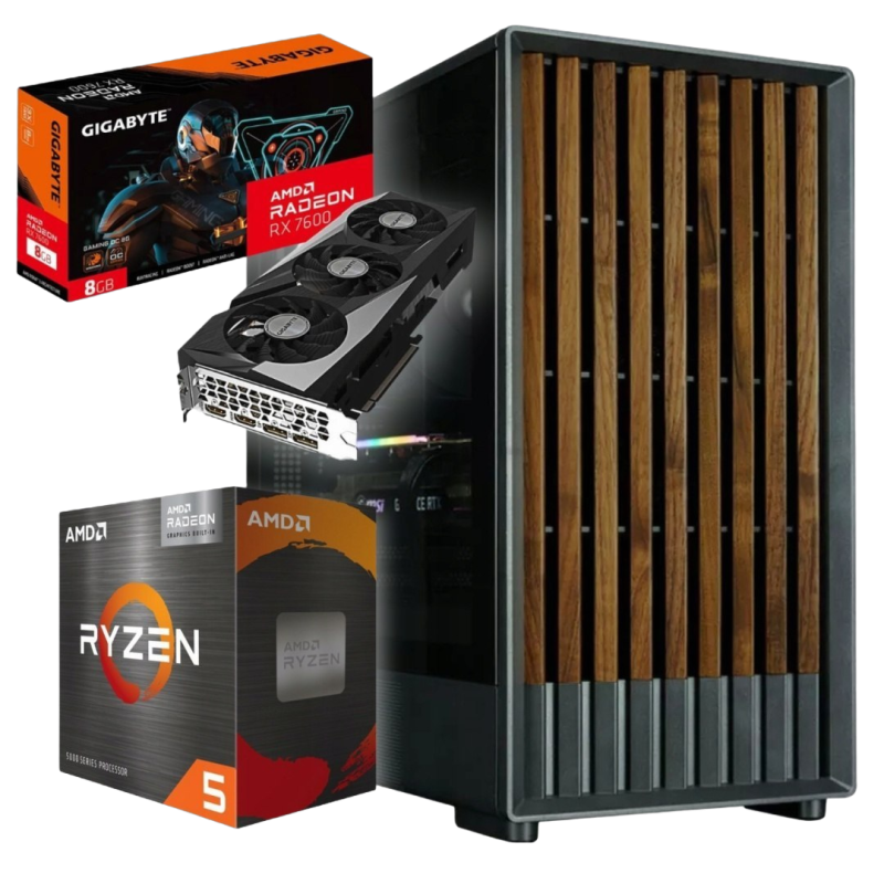 BSG Raptor V26 AMD Ryzen 5 AMD Radeon RX 7600 16GB DDR4 256GB SSD Windows 11 Pro