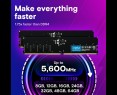 Pamięć Crucial DDR5 128GB 2x64GB 5600MHz CL46 wydajna Pamięć Crucial DDR5 128GB 2x64GB 5600MHz CL46 wydajna