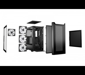 Obudowa Be quiet! Pure Base 501 DX czarna ATX z podświetleniem ARGB