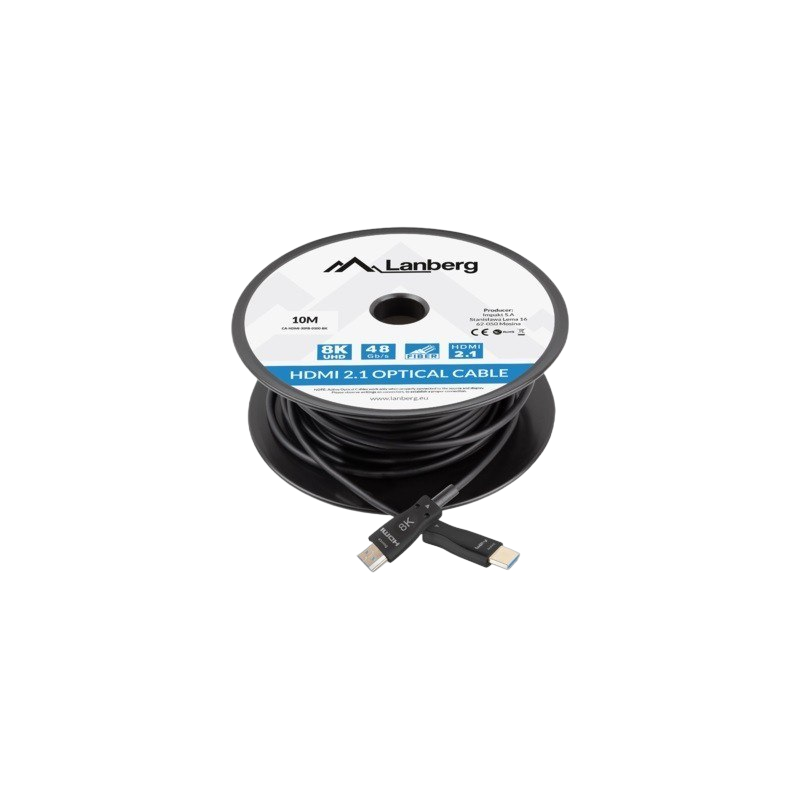 Lanberg Kabel HDMI M/M 10M optyczny 8K Ultra High Speed Lanberg Kabel HDMI M/M 10M optyczny 8K Ultra High Speed