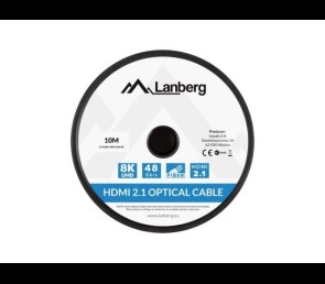 Lanberg Kabel HDMI M/M 10M optyczny 8K Ultra High Speed