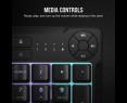 Klawiatura Corsair K55 Core RGB czarna multimedialna gamingowa z podświetleniem Klawiatura Corsair K55 Core RGB czarna multimedialna gamingowa z podświetleniem
