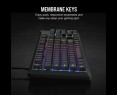 Klawiatura Corsair K55 Core RGB czarna multimedialna gamingowa z podświetleniem Klawiatura Corsair K55 Core RGB czarna multimedialna gamingowa z podświetleniem