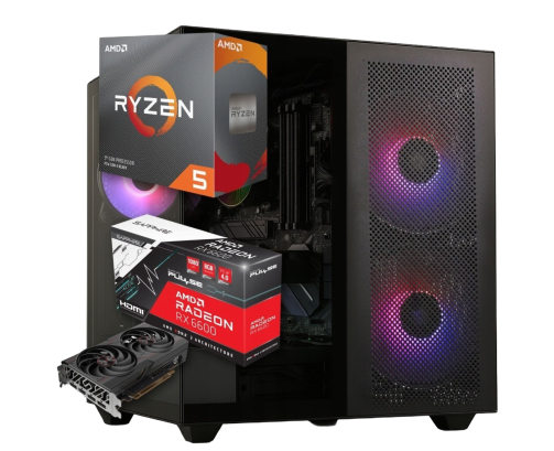 BSG Striker V8 AMD Ryzen 5 AMD Radeon RX 6600 32GB DDR4 2000GB SSD Windows 11 Pro