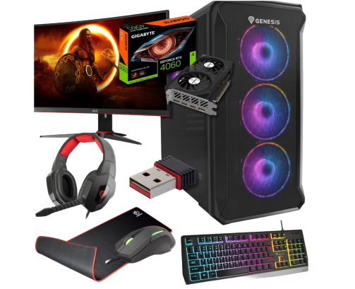 BSG Raptor V17 AMD Ryzen 5 NVIDIA GeForce RTX 4060 32GB DDR4 1000GB SSD Windows 11 Pro