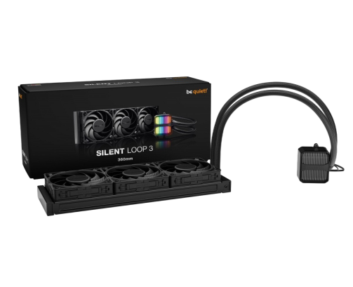 Chłodzenie wodne Be quiet! Silent Loop 3 360mm AIO ultra wydajne