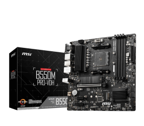 Płyta główna MSI B550M PRO-VDH AM4 4DDR4 HDMI DP VGA mATX wydajna
