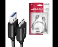 Kabel AXAGON BUMM3-AM10AB MicroB USB USB-A 3.2 Gen1 1m 3A wytrzymały Kabel AXAGON BUMM3-AM10AB MicroB USB USB-A 3.2 Gen1 1m 3A wytrzymały