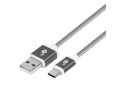 Kabel USB USB C 1.5m szary do szybkiego ładowania i komunikacji Kabel USB USB C 1.5m szary do szybkiego ładowania i komunikacji