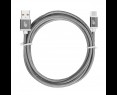 Kabel USB USB C 1.5m szary do szybkiego ładowania i komunikacji Kabel USB USB C 1.5m szary do szybkiego ładowania i komunikacji