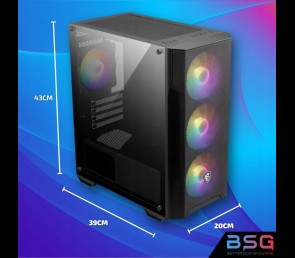 BSG Raptor V2 AMD Ryzen 7 NVIDIA GeForce RTX 4060 32GB DDR4 2000GB SSD Windows 11 Pro