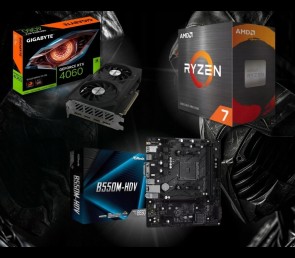 BSG Raptor V2 AMD Ryzen 7 NVIDIA GeForce RTX 4060 32GB DDR4 2000GB SSD Windows 11 Pro
