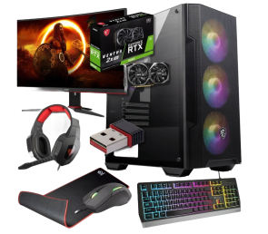 BSG Striker V14 AMD Ryzen 5 NVIDIA GeForce RTX 3050 16GB DDR4 1000GB SSD Windows 11 Pro