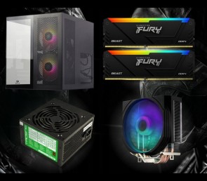 BSG Striker V8 AMD Ryzen 5 AMD Radeon RX 6600 16GB DDR4 256GB SSD Windows 11 Pro