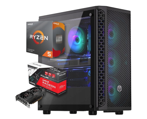 BSG Striker V9 AMD Ryzen 5 AMD Radeon RX 6600 32GB DDR4 256GB SSD Windows 11 Pro