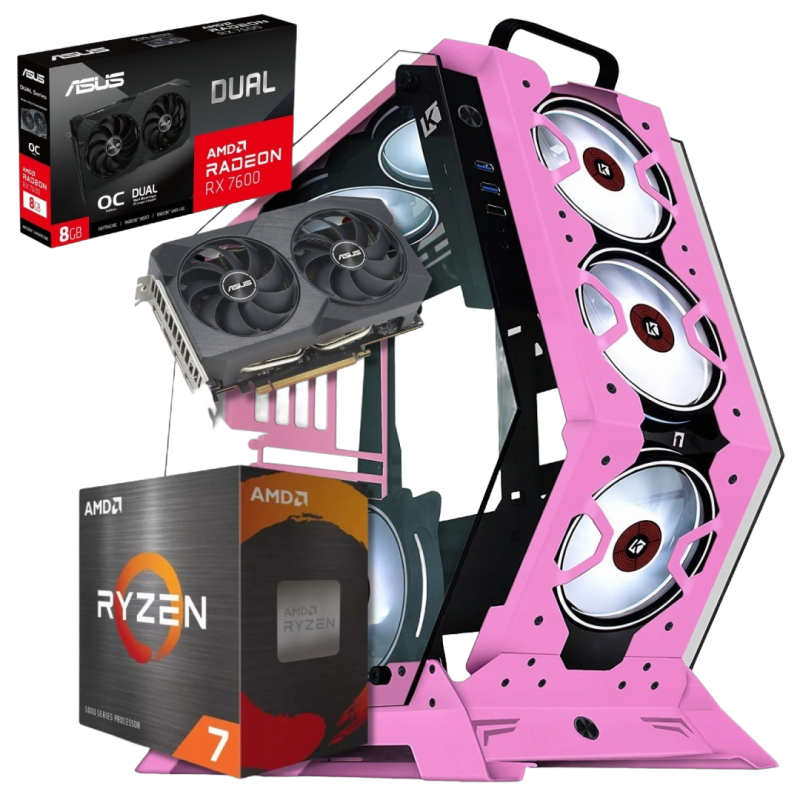 BSG Raptor V17 AMD Ryzen 7 AMD Radeon RX 7600 32GB DDR4 1000GB SSD Windows 11 Pro BSG Raptor V17 AMD Ryzen 7 AMD Radeon RX 7600 32GB DDR4 1000GB SSD Windows 11 Pro