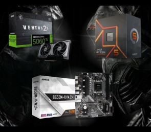 BSG Raptor V19 AMD Ryzen 5 NVIDIA RTX 5060TI 32GB DDR5 512GB SSD Windows 11 Pro