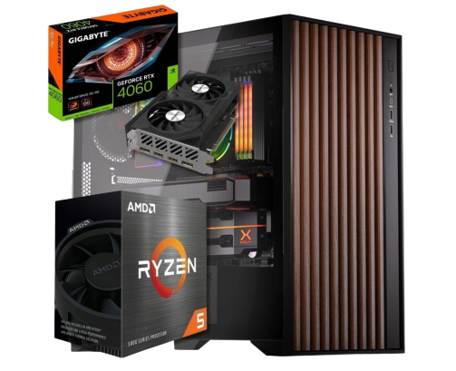 BSG Raptor V20 AMD Ryzen 5 NVIDIA GeForce RTX 4060 64GB DDR4 512GB SSD Windows 11 Pro