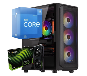 BSG Raptor V22 Intel Core i5 NVIDIA RTX 5060 32GB DDR4 512GB SSD Windows 11 Pro