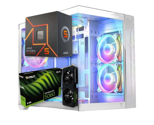 BSG Raptor V23 AMD Ryzen 5 NVIDIA RTX 5060 64GB DDR5 512GB SSD Windows 11 Pro