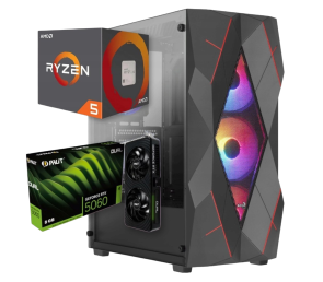 BSG Raptor V24 AMD Ryzen 5 NVIDIA RTX 5060 32GB DDR4 2000GB SSD Windows 11 Pro