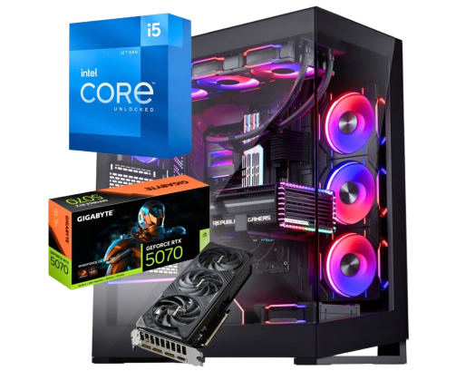BSG Raptor V27 Intel Core i5 NVIDIA GeForce RTX 5070 32GB DDR4 1000GB SSD Windows 11 Pro